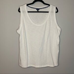 Women’s Nautica white sleeveless tank blouse size XXL